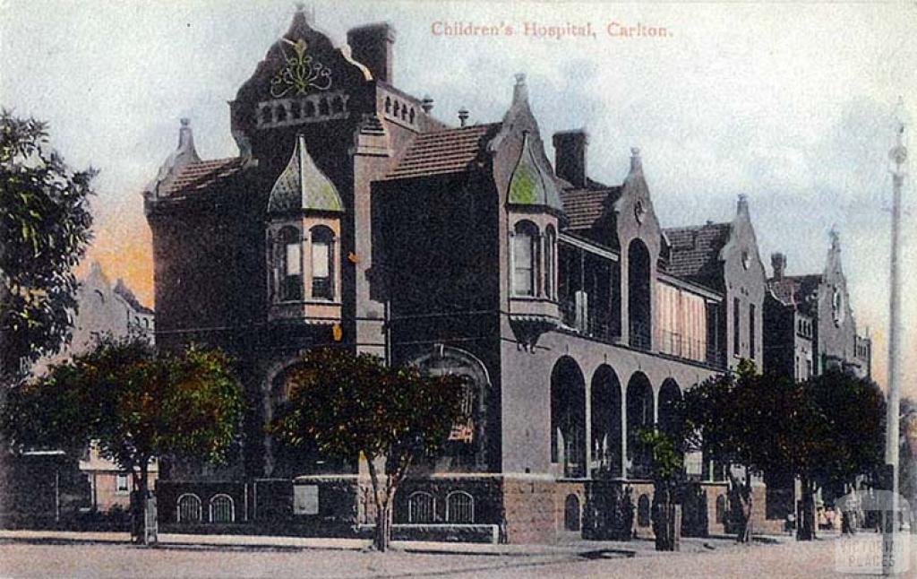 Children's Hospital, Carlton, c1908