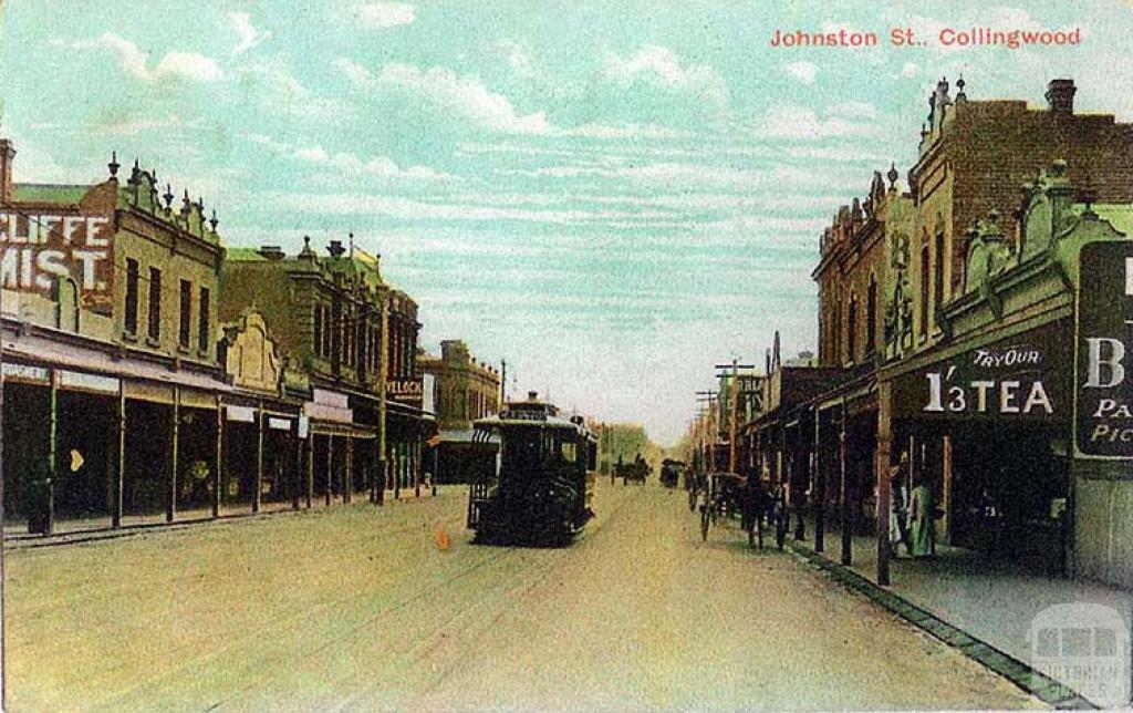 Johnston Street, Collingwood, c1910