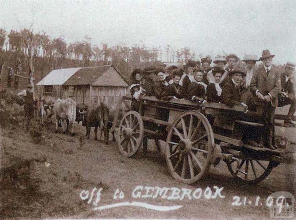 New Year picnic party, Gembrook, 1909