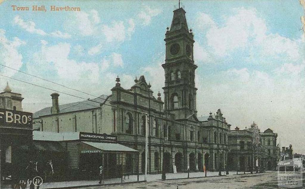 Town Hall, Hawthorn, 1912