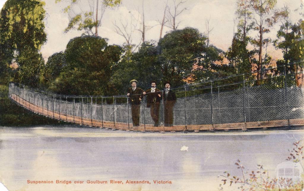 Suspension Bridge over Goulburn River, Alexandra