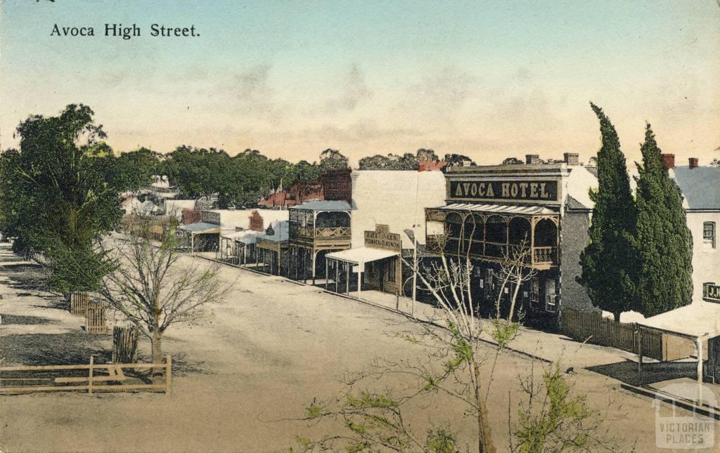 Avoca High Street, 1911