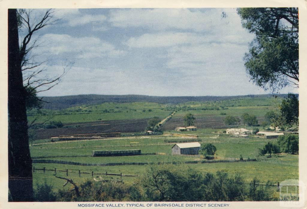 Mossiface Valley, Typical of Bairnsdale District Scenery