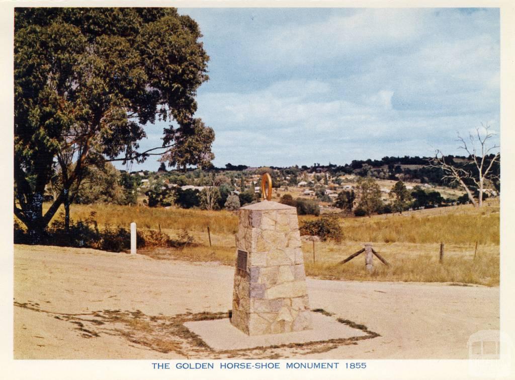 The Golden Horseshoe Monument (1855), Beechworth