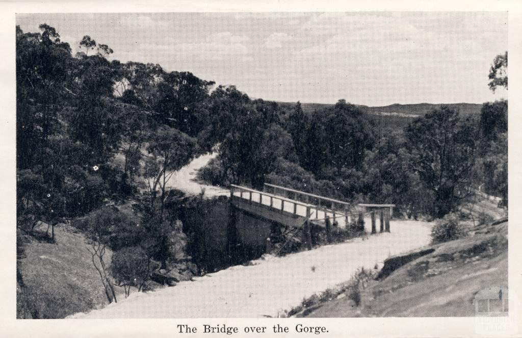 The bridge over the gorge, Beechworth