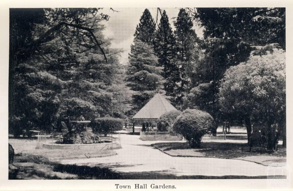 Town Hall Gardens, Beechworth