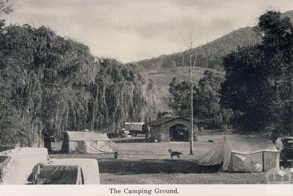 The camping ground, Bright