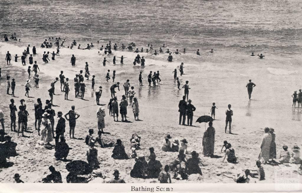 Bathing scene, Brighton