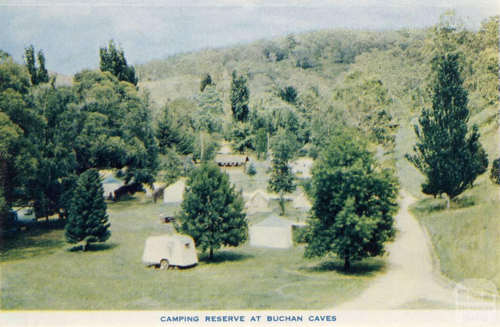 Camping reserve at Buchan Caves