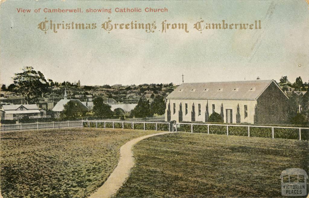 View of Camberwell, showing Catholic Church