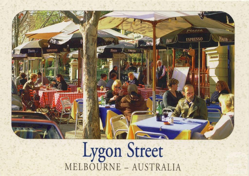 Lygon Street - scene of some of Melbourne's finest restaurants, Carlton