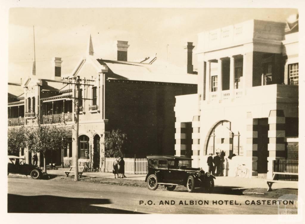 Post Office and Albion Hotel, Casterton