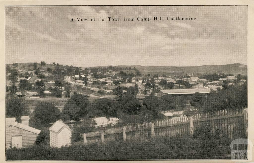 A view of the town from Camp Hill, Castlemaine, 1915