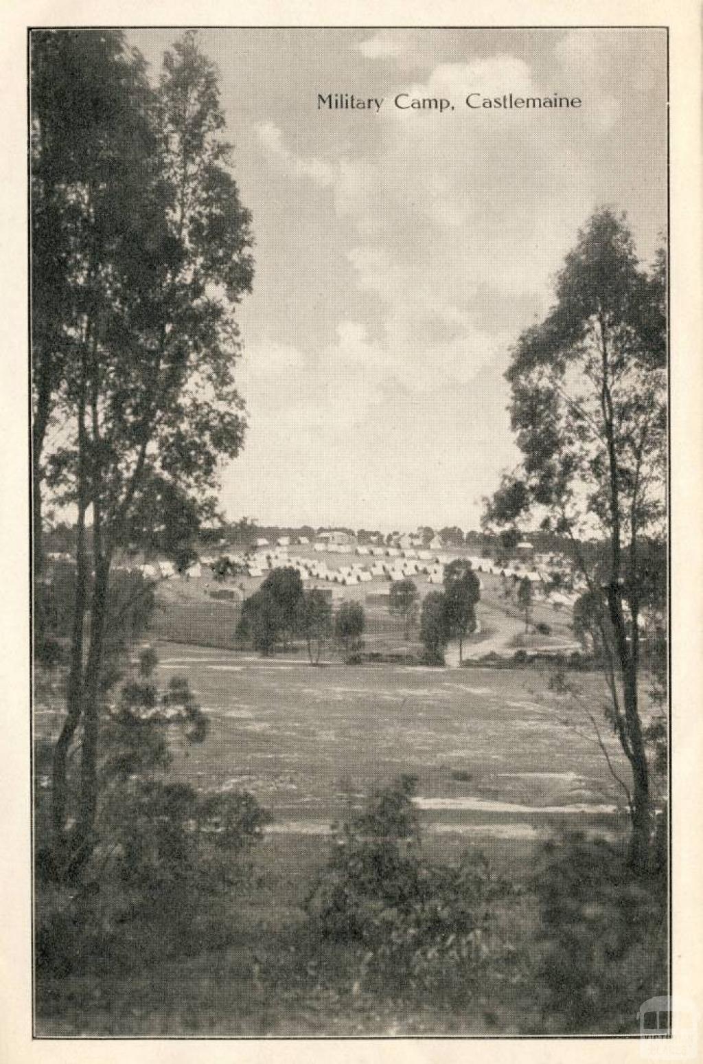 Military Camp, Castlemaine, 1915