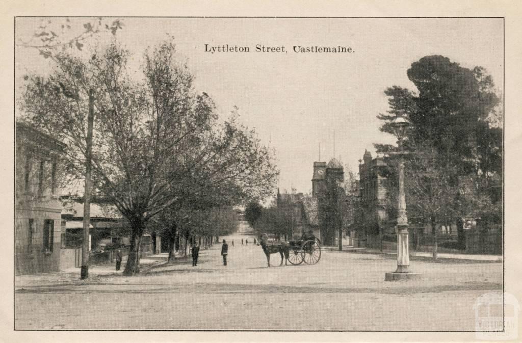 Lyttleton Street, Castlemaine, 1915