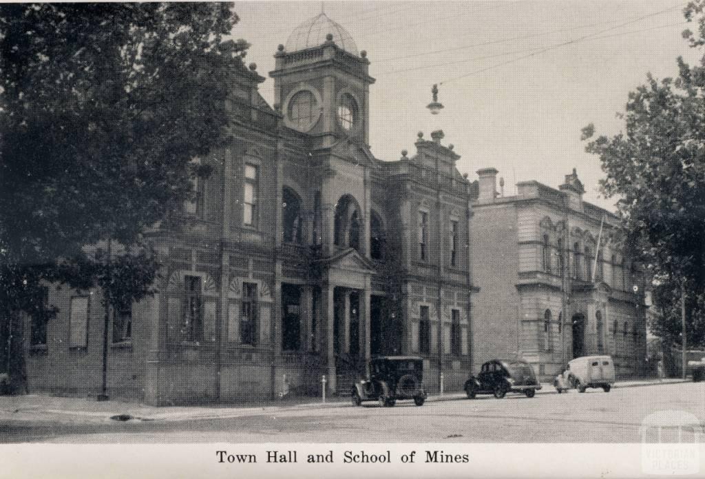 Town Hall and School of Mines, Castlemaine