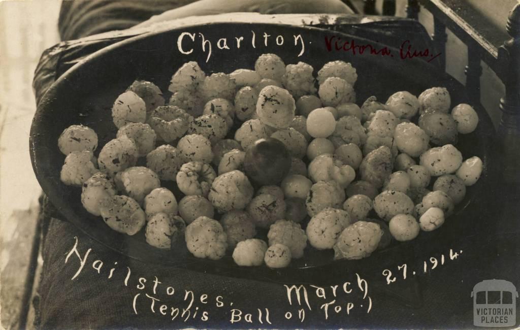 Hailstones, Charlton, 27 March 1914