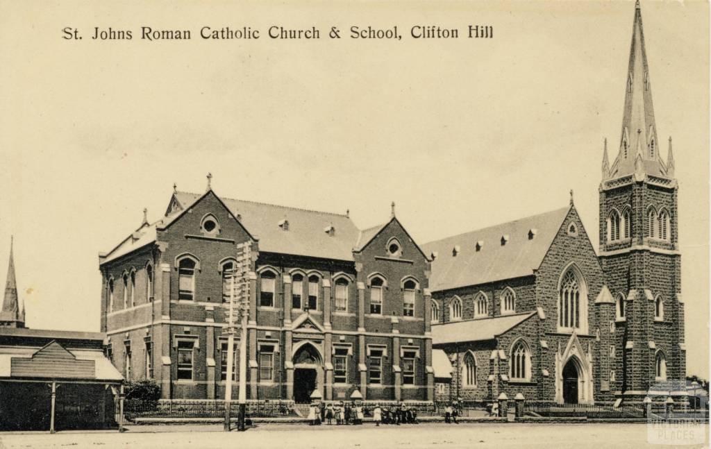 St Johns Roman Catholic Church & School, Clifton Hill