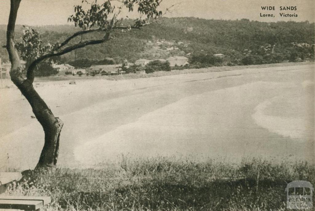 Wide sands, Lorne, 1954