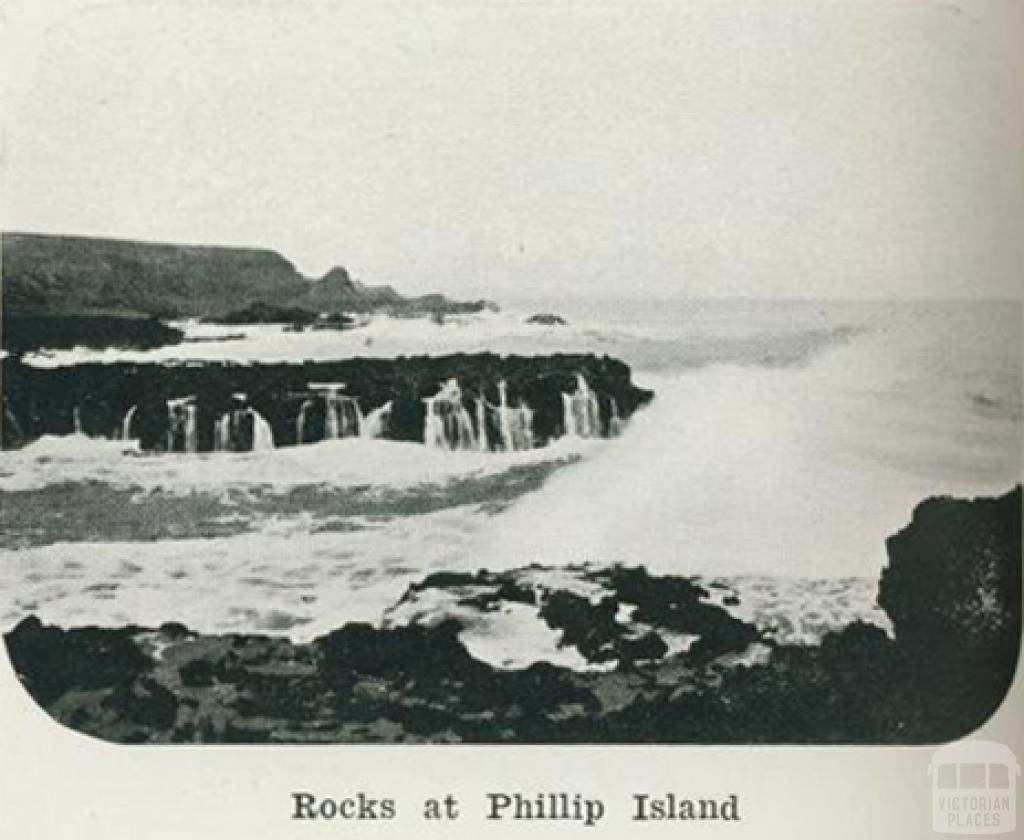 Rocks at Phillip Island, 1918