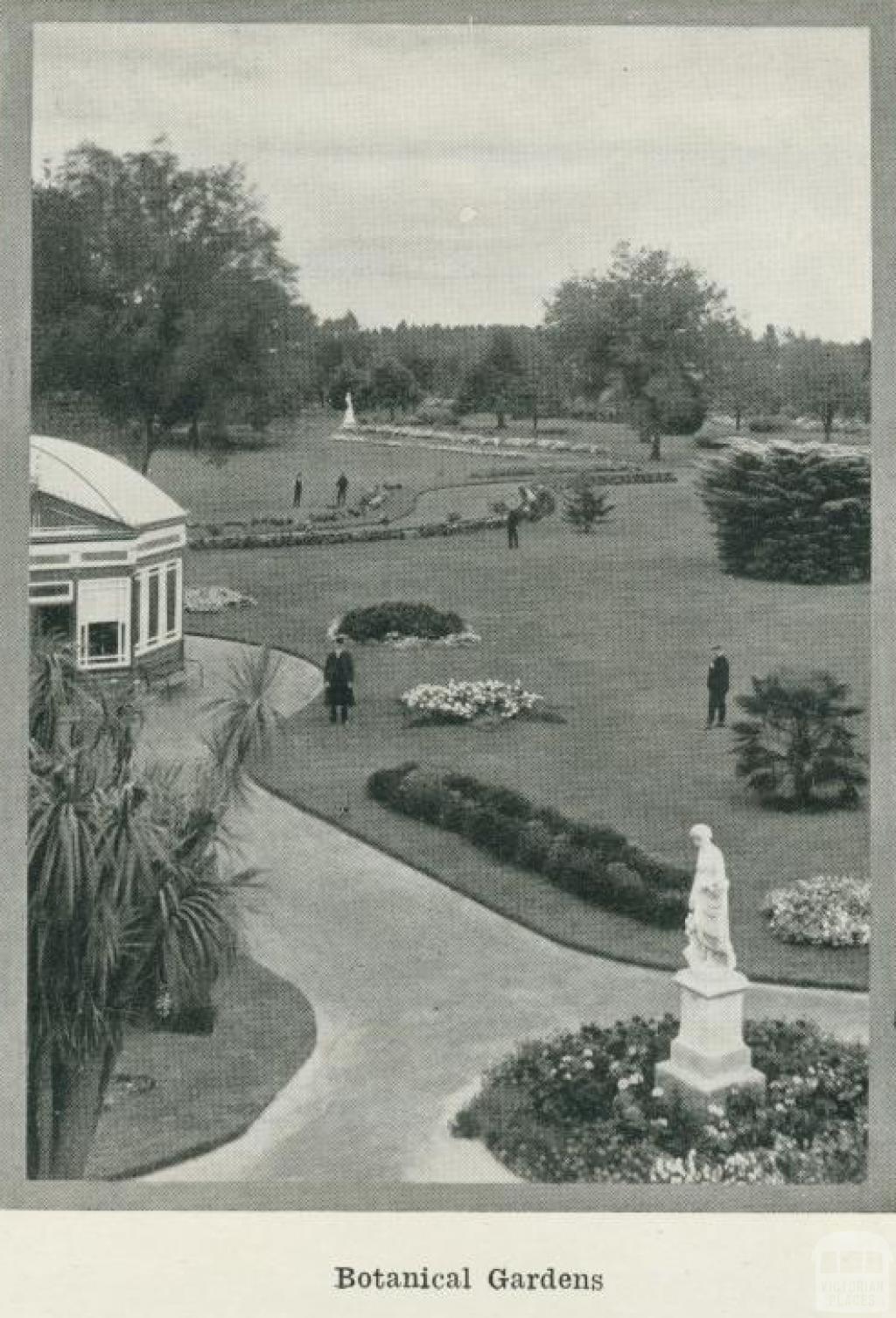 Botanical gardens, Ballarat, 1918