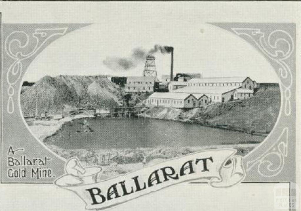 A Ballarat gold mine, 1918