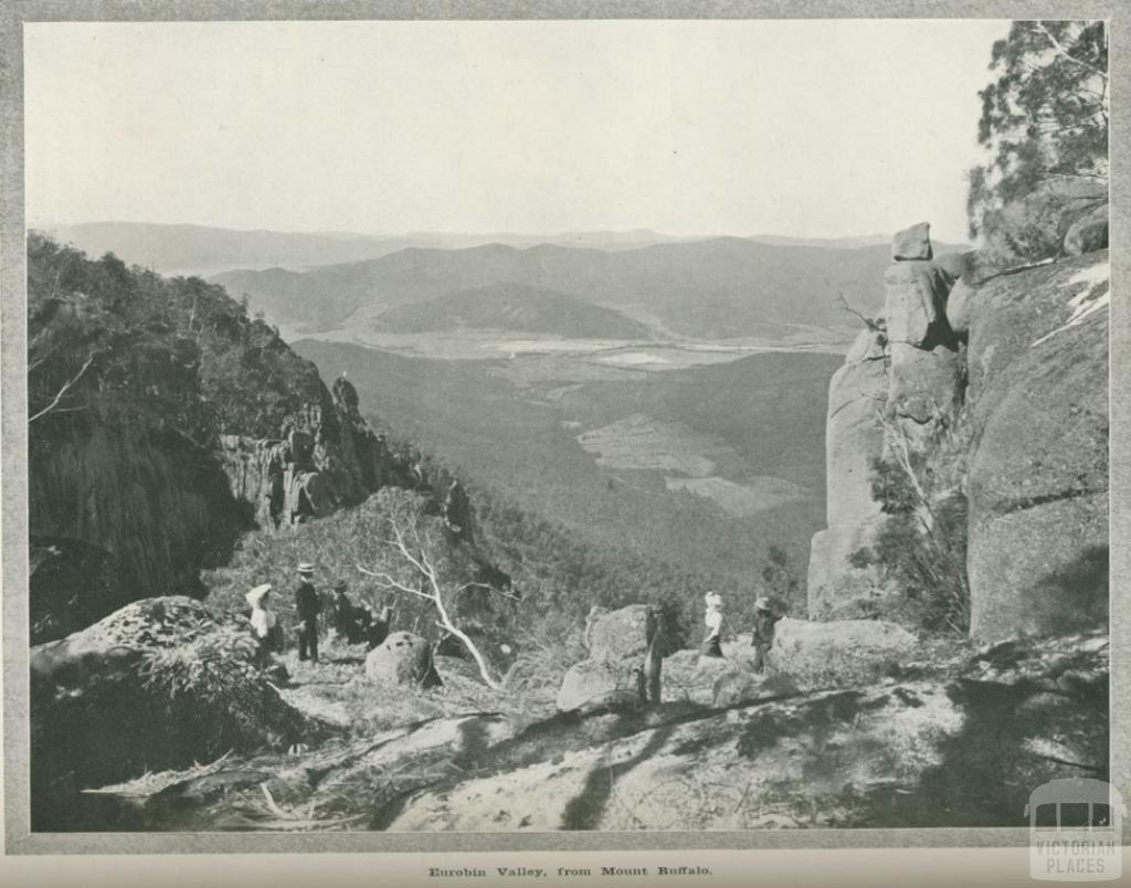 Eurobin Valley from Mount Buffalo, 1918