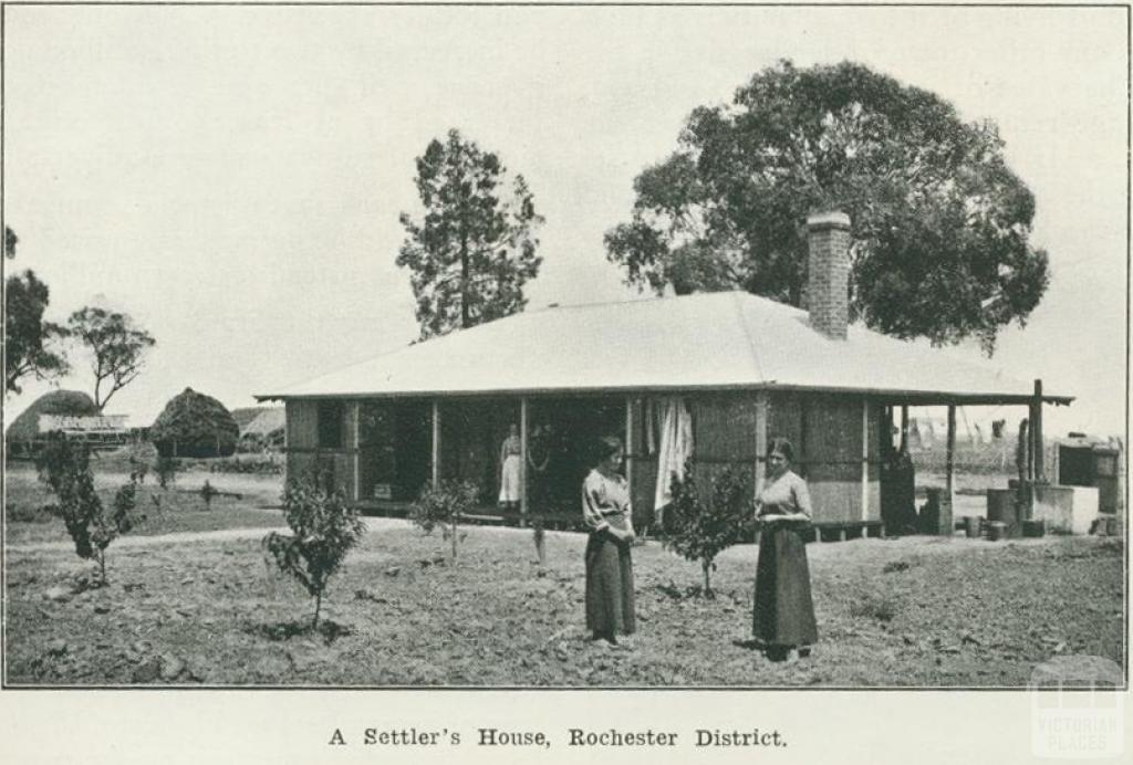 A settler's house, Rochester district, 1918