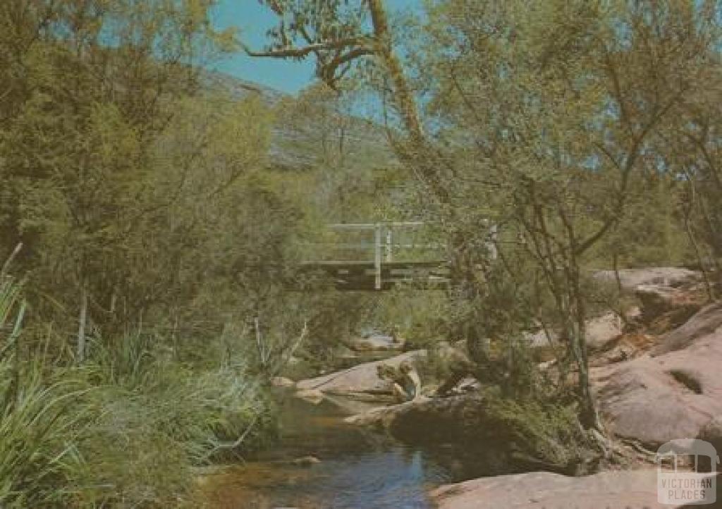 Bridge at the entrance to Wonderland, Grampians