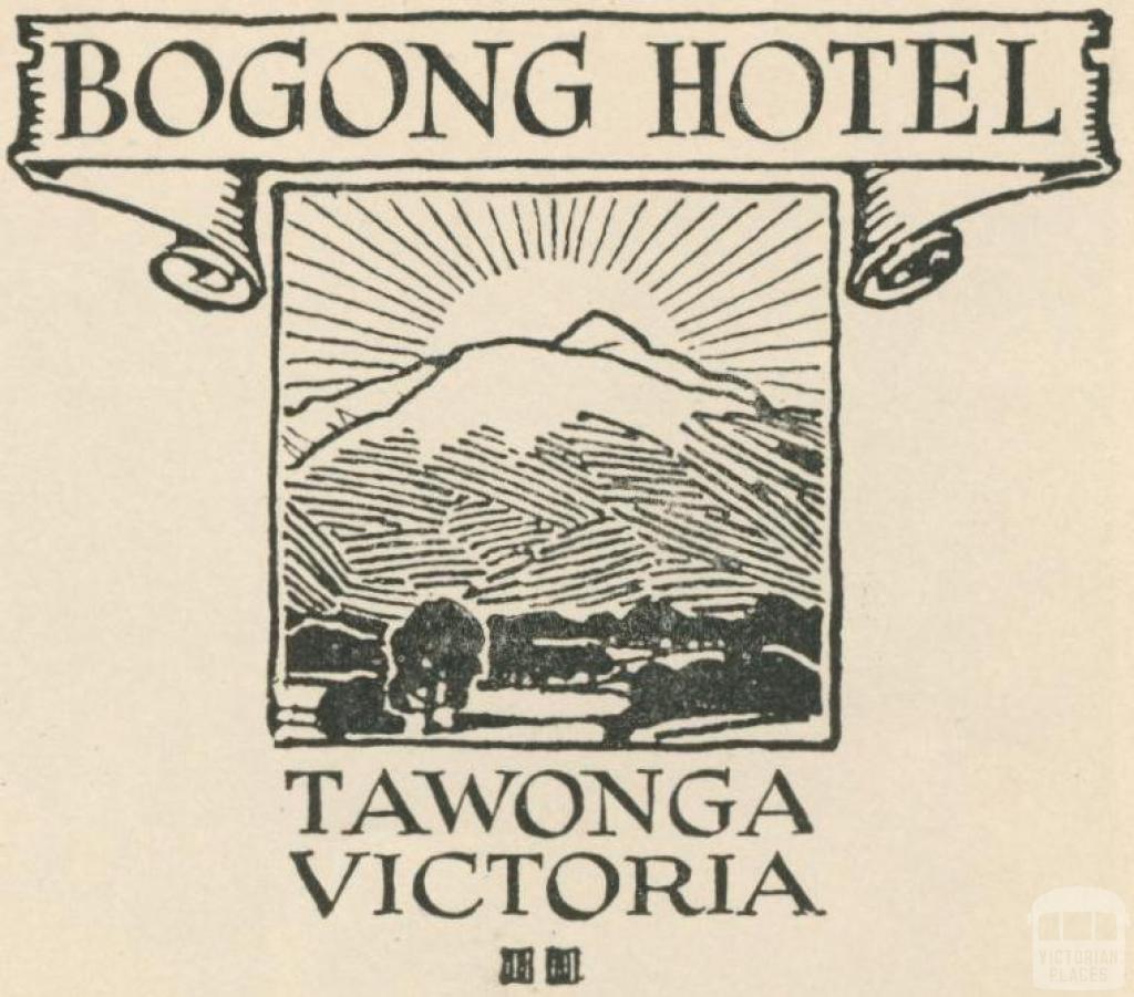 Bogong Hotel, Tawonga, 1950