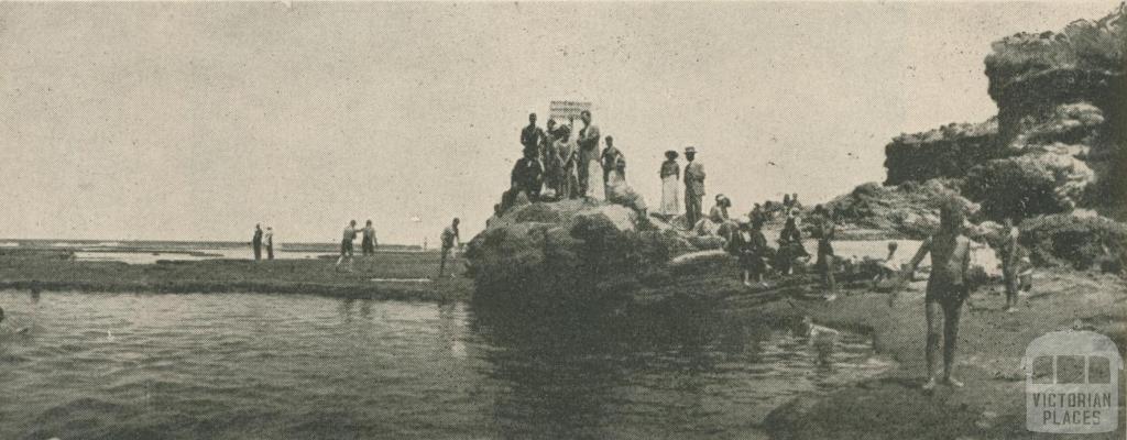 The Rock Swimming Pool - Ocean Beach, Sorrento, 1947-48