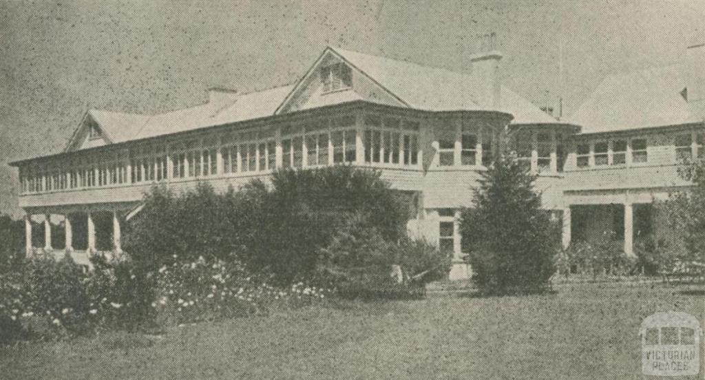 Golf House Country Hostel, Mount Macedon, 1947-48