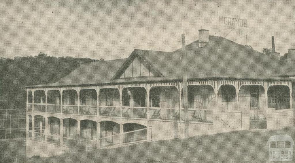 The Grande - Accommodation, Hepburn Springs, 1947-48