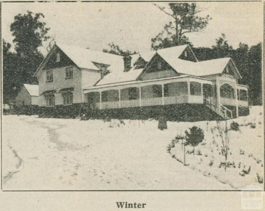 Kooringa Boarding House (Winter), Marysville, 1918-20