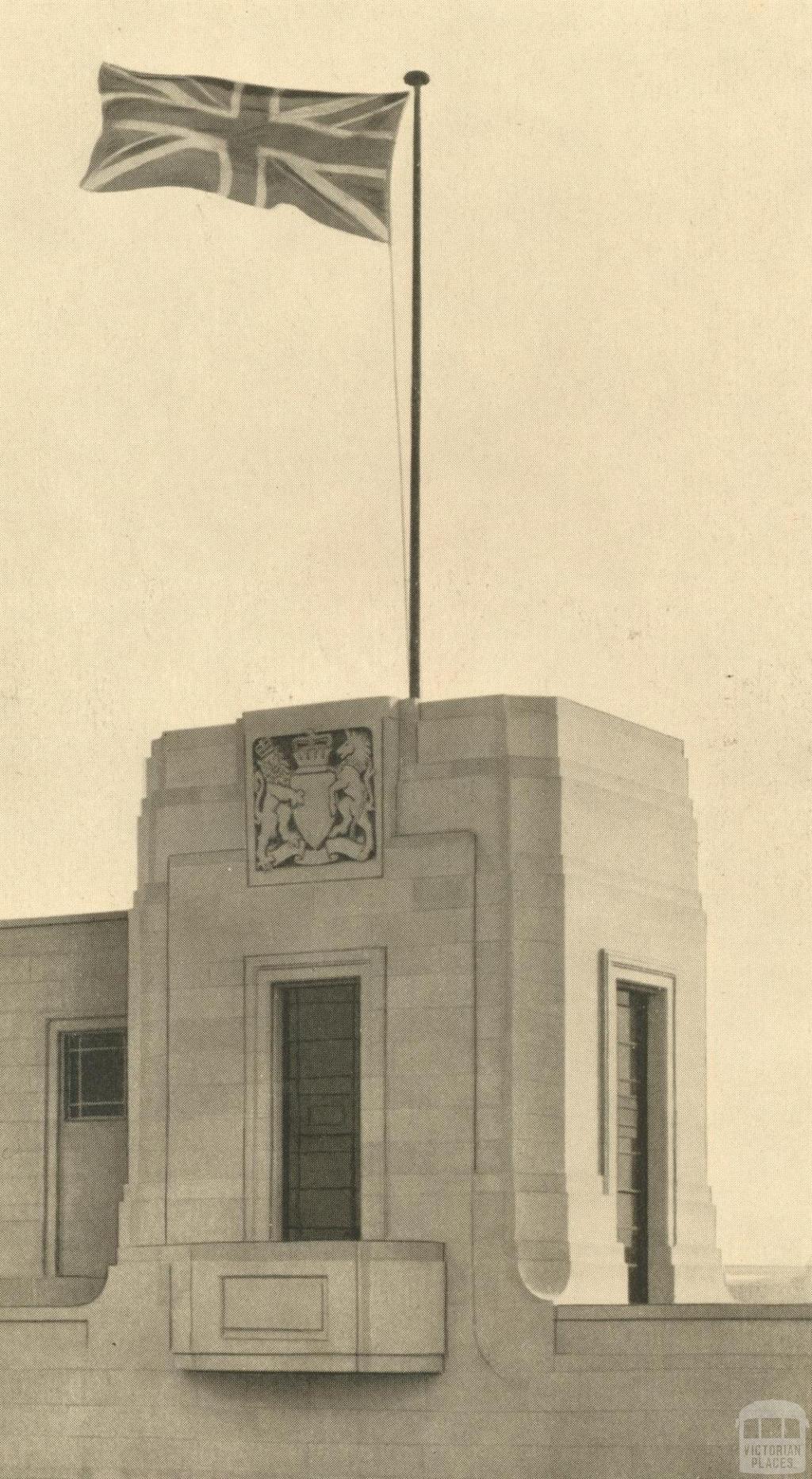 Royal Insurance Building, the tower, Melbourne, 1940