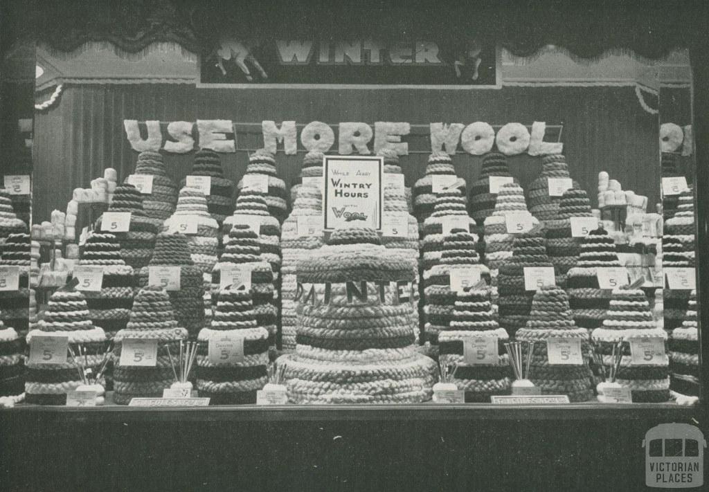 Coles, window dressing competition, Camberwell, 1934