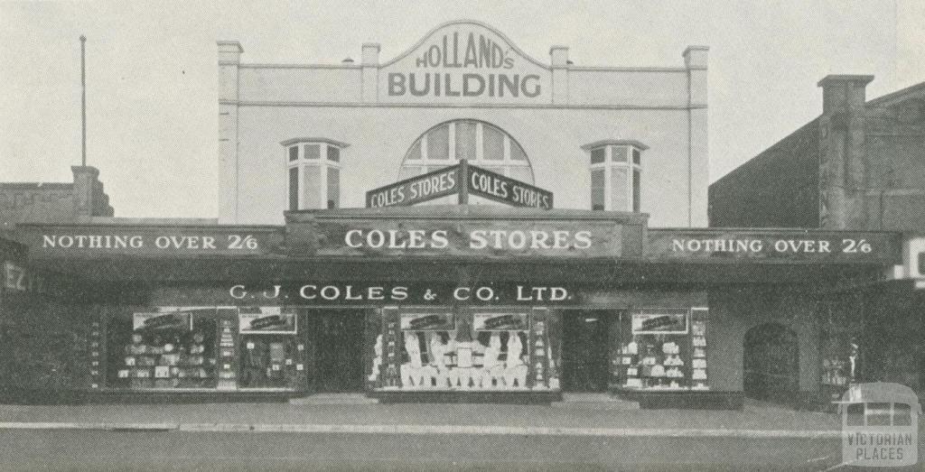 Coles Store, 465 Burke Road, Camberwell, 1933