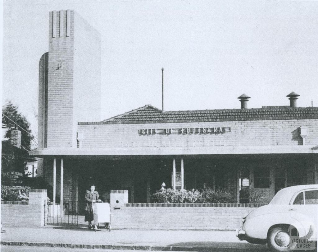 Footscray Infant Welfare Centre, 1953