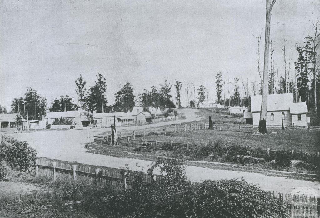 Poowong township, c1895