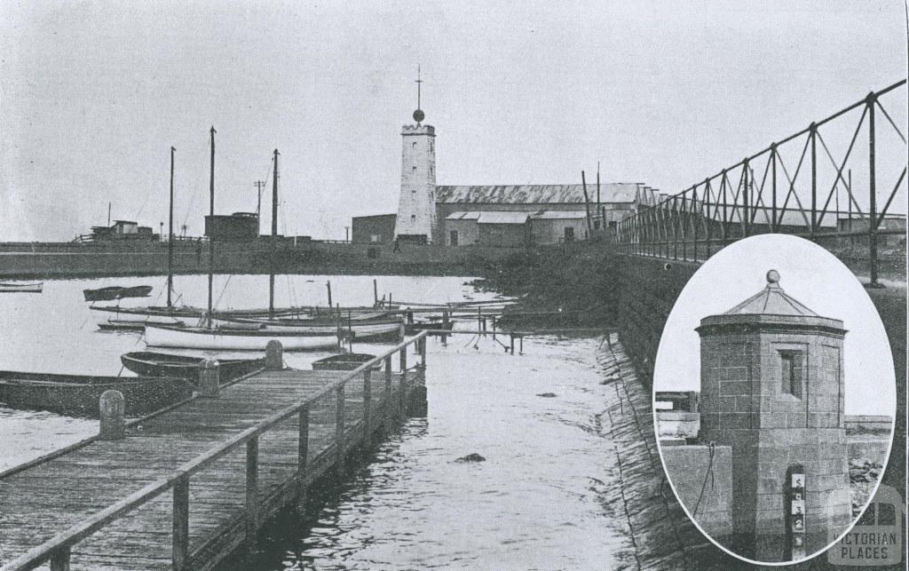 The Old Time-Ball and Tide Gauge, Williamstown, 1934