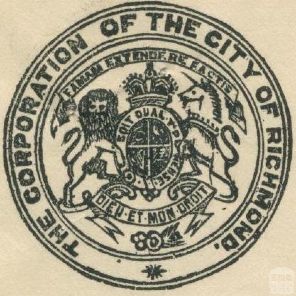 The City of Richmond Crest, 1918