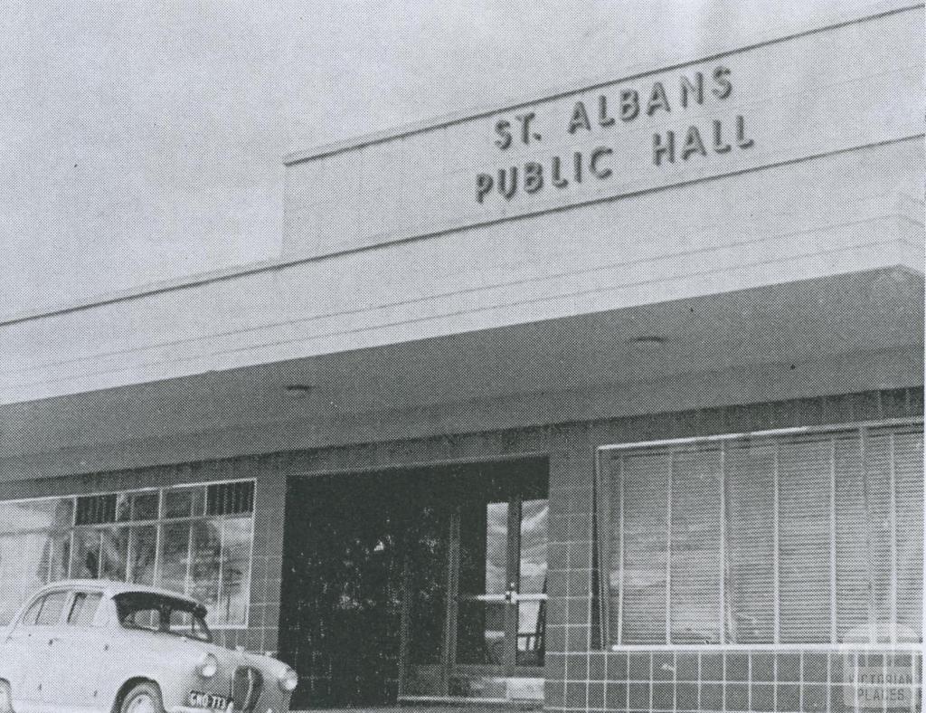 St Albans Public Hall, 1963