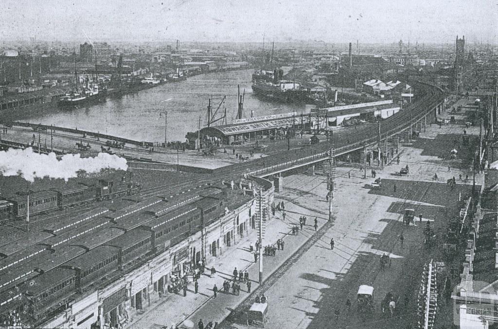 Queen and Prince's Wharves, Melbourne, 1909