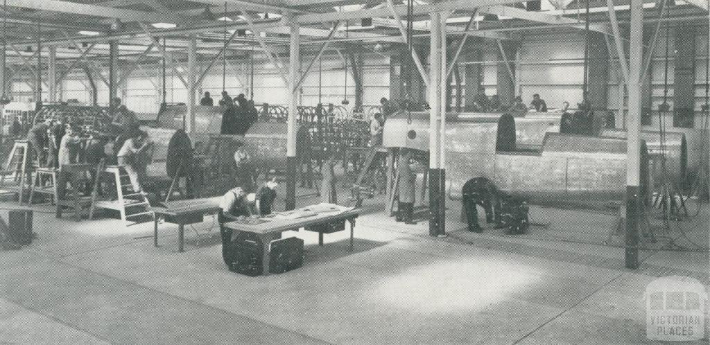 War time aircraft production projects at Newport workshops