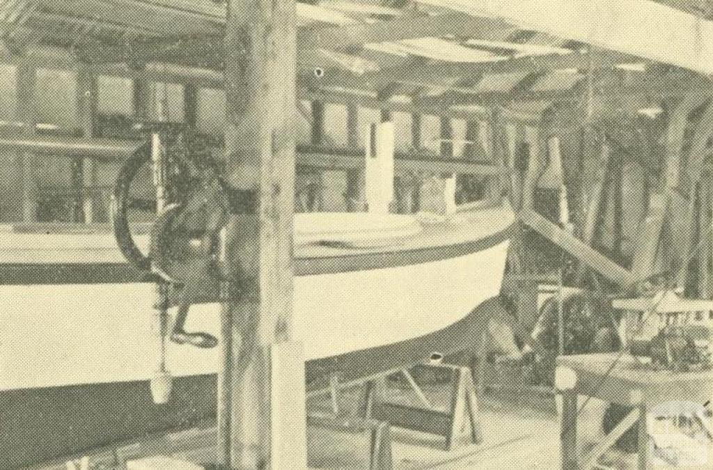 Allnutt Boat Builders, William Street, Mordialloc, 1938