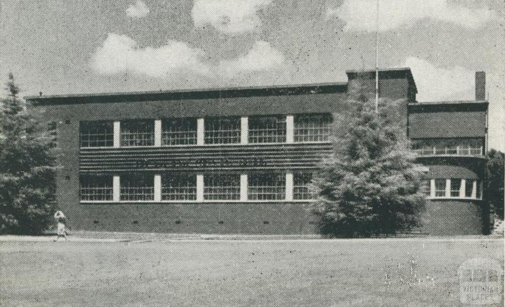 Girl's Technical School, Box Hill, 1956