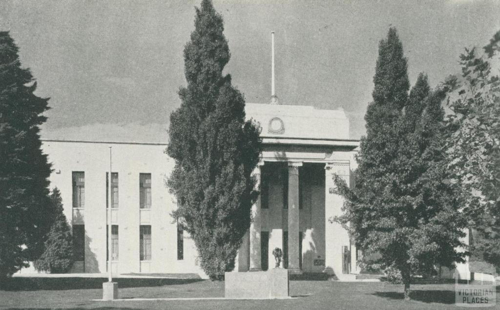 Town Hall, Box Hill, 1956