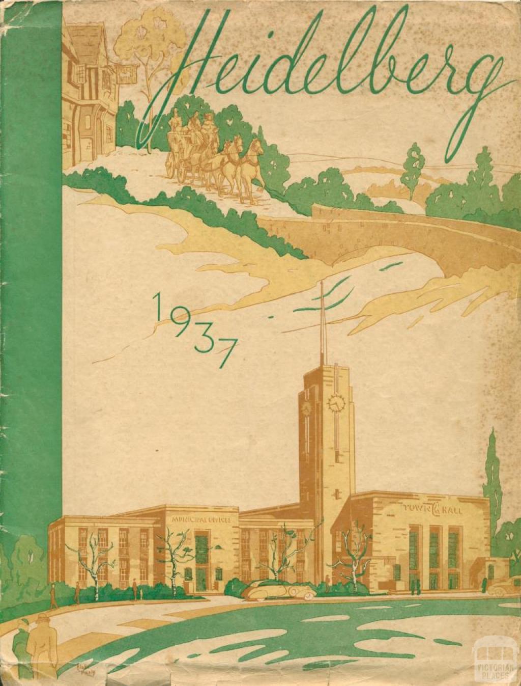 Heidelberg, illustration by Blake Mealy, 1937