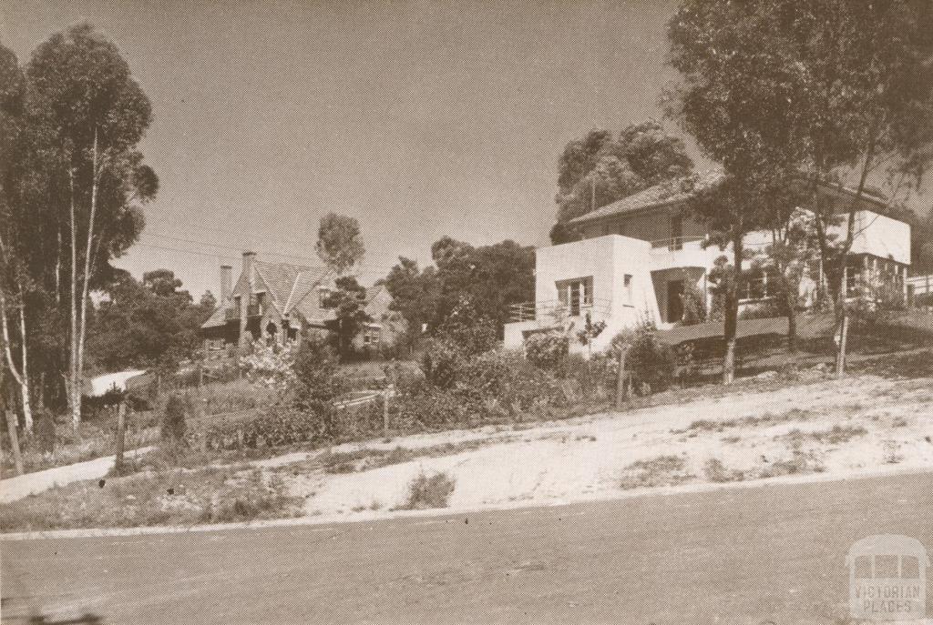 Homes at 35-41 Mount Street, Eaglemont, 1937