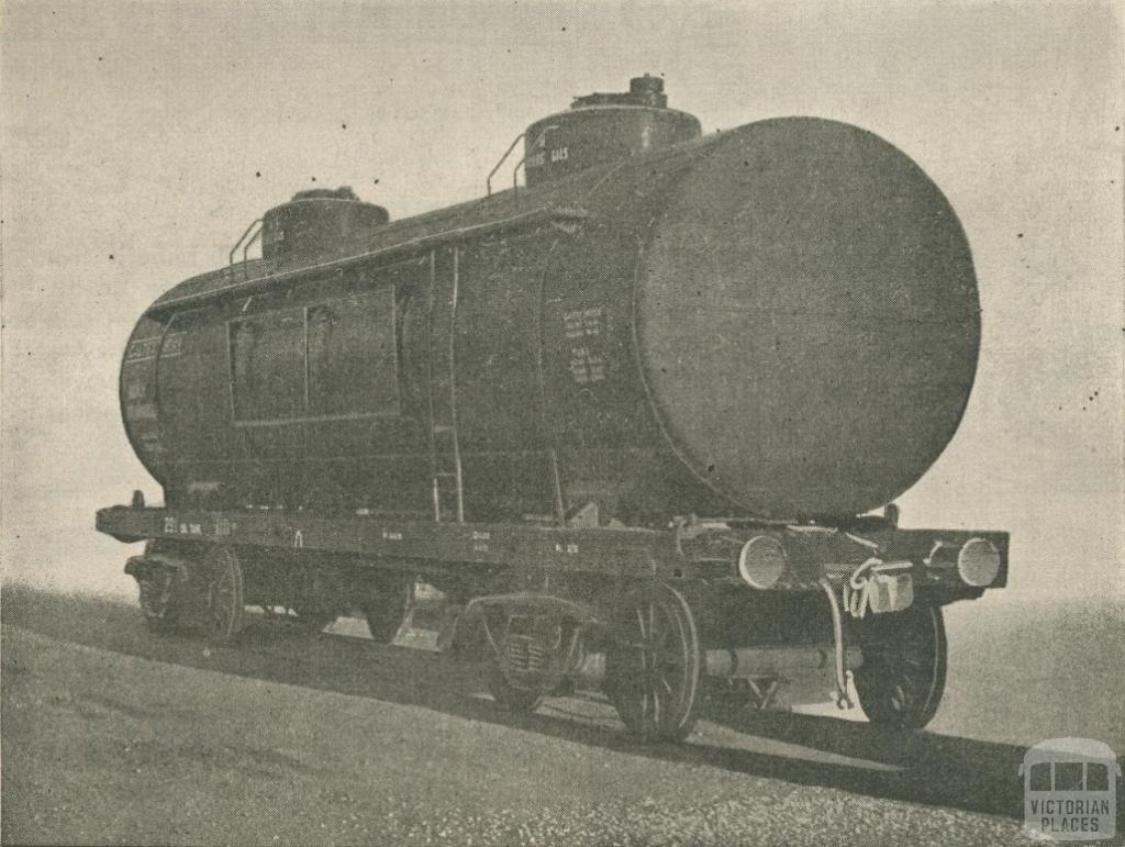 Rail Car Tank manufactured at Williamstown Works, 1957